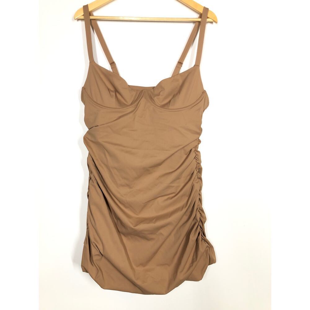 Skims Sculpting Swim Ruched One Piece Sienna NWT Size 2X